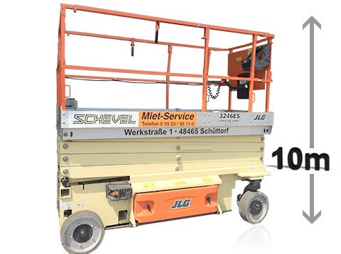 JLG-Elektro-Scherenbuehne-vermietung Elektro Scherenbuehne mieten in Schuettorf, Lingen, Bentheim, Nordhorn, Wietmarschen