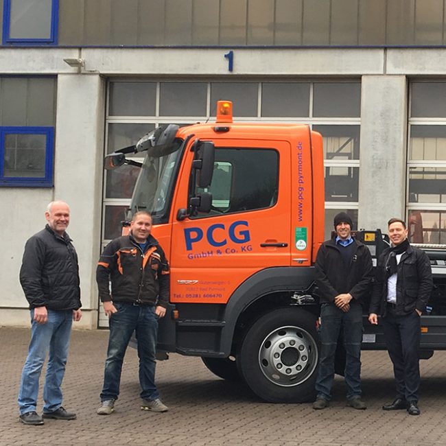 Meiller Absetzkipper AK 10 mit Fernsteuerung PCG Bad-Pyrmont