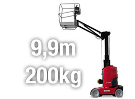 Vermietung Manitou 100 VJR Arbeitsbühne Hameln