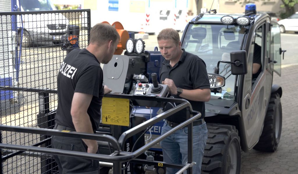 GSH liefert Manitou MT 625 an die Zentrale Polizeidirektion Niedersachsen