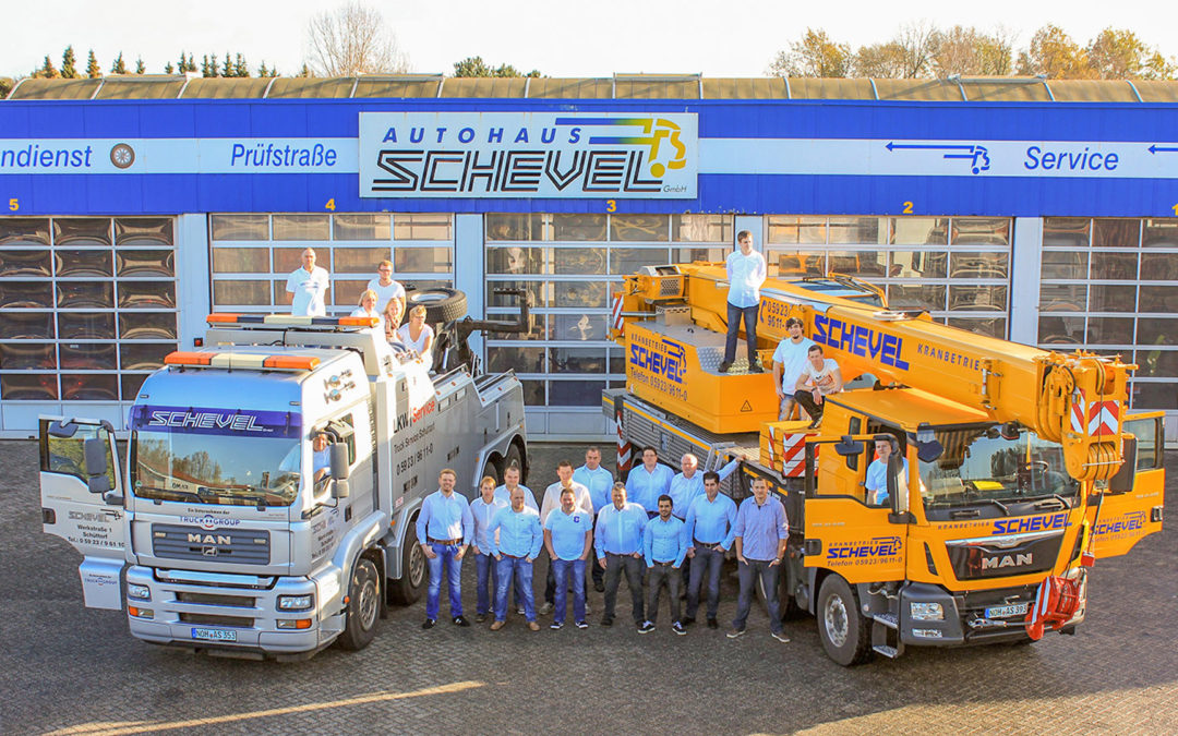 Reinschnuppern beim Autohaus Schevel in Schüttorf (Ausbildungsplätze 2019)