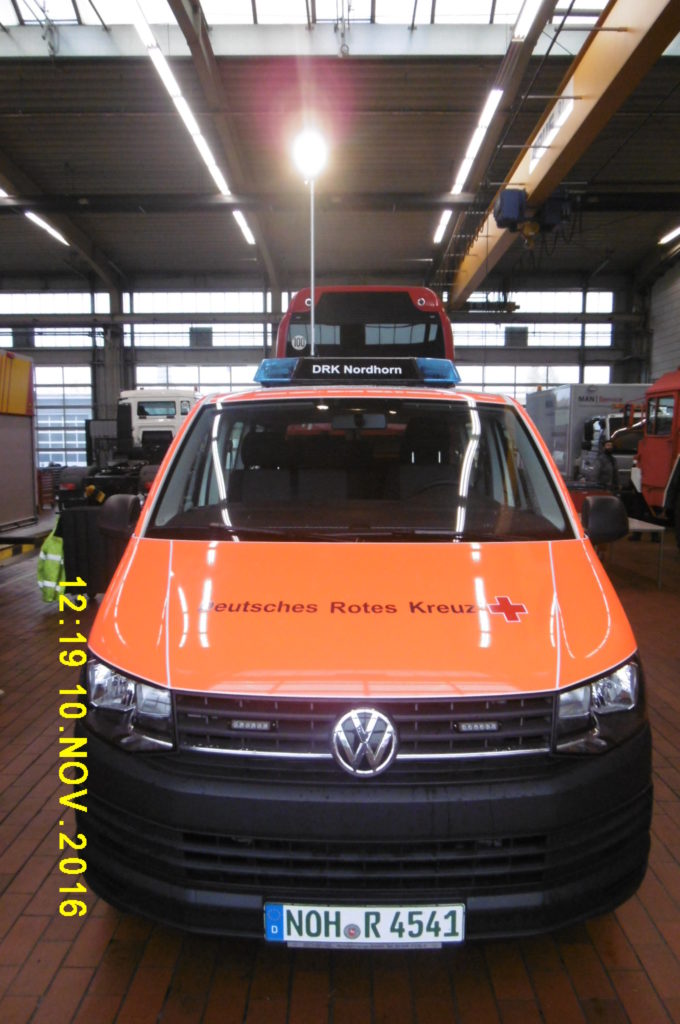 VW T6 Umbau Blaulicht DRK - Wietmarschen