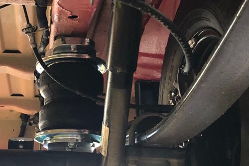 MAN TGE Transporter Umbau von Blattfederung auf Luftfederung mit Niveauregulierung