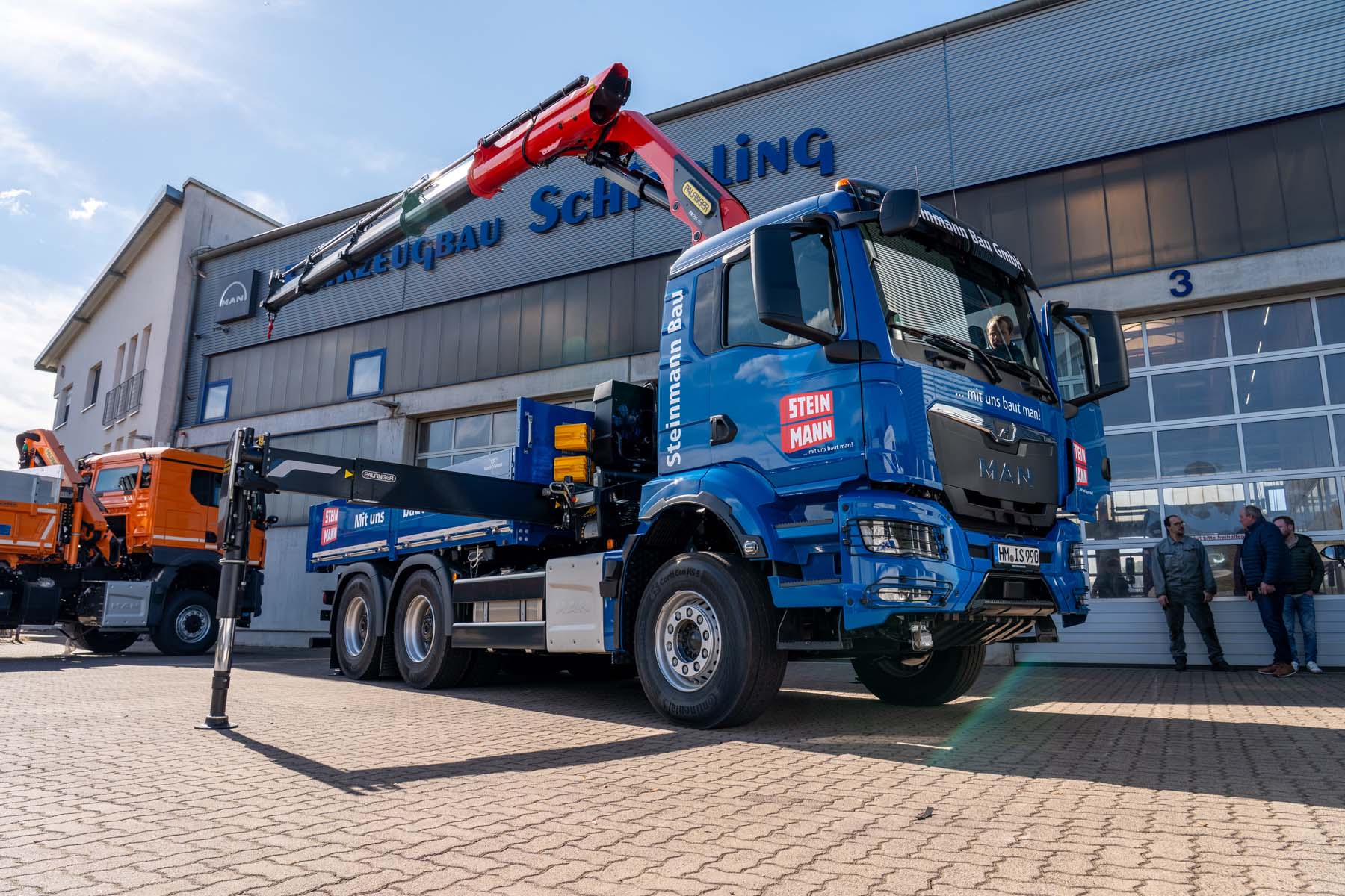 MAN mit Palfinger PK 295 TEC Kran - Steinmann Bau Emmerthal